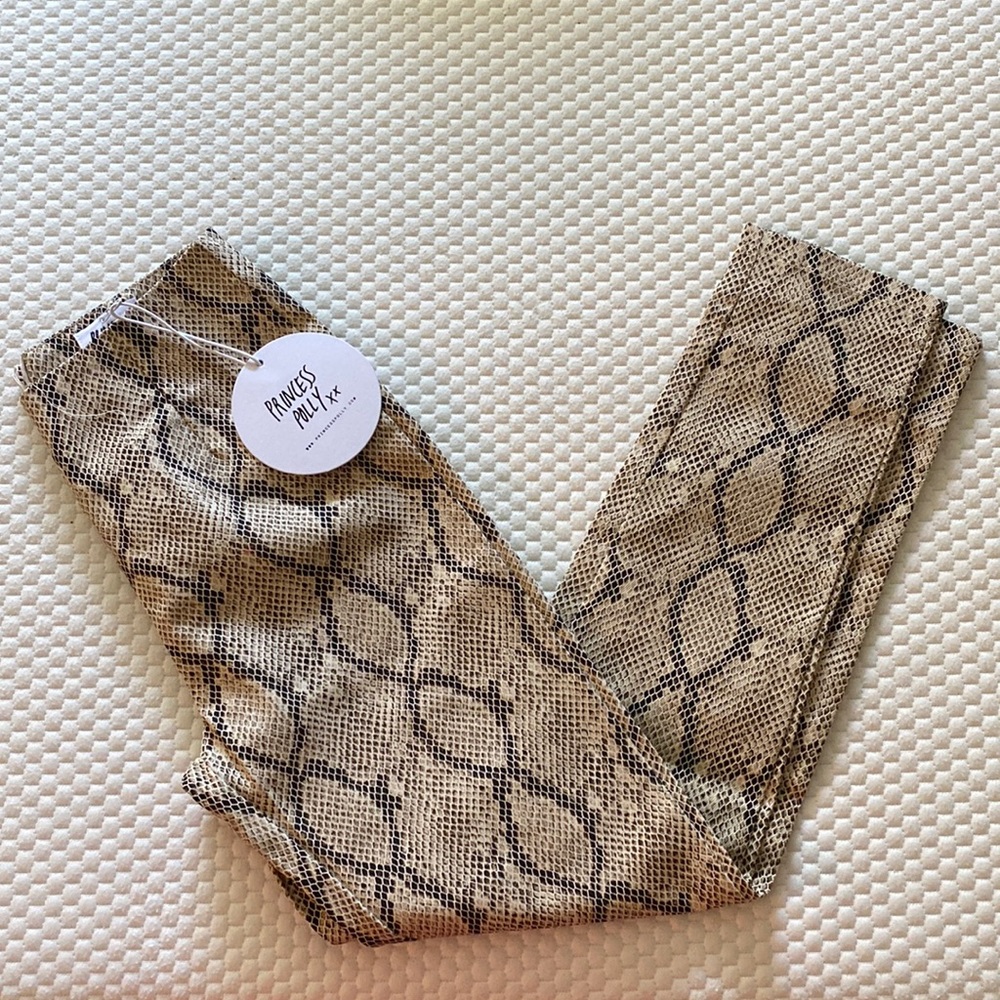 NWT Snakeskin Pants